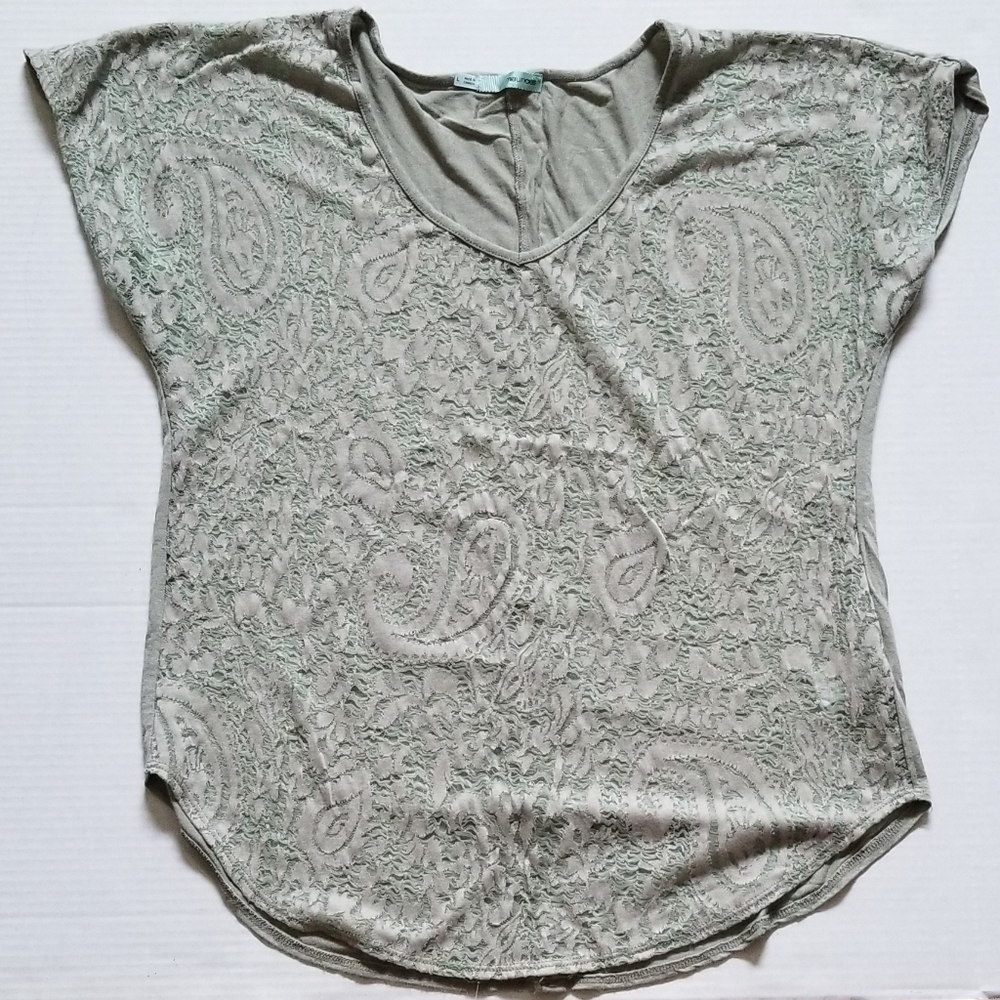 Lace Front Tee